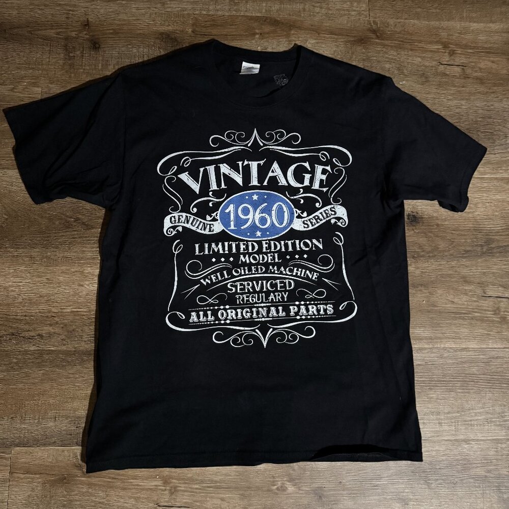 Port & Company Vintage 1960 Tee - Short Sleeve Shirt Large